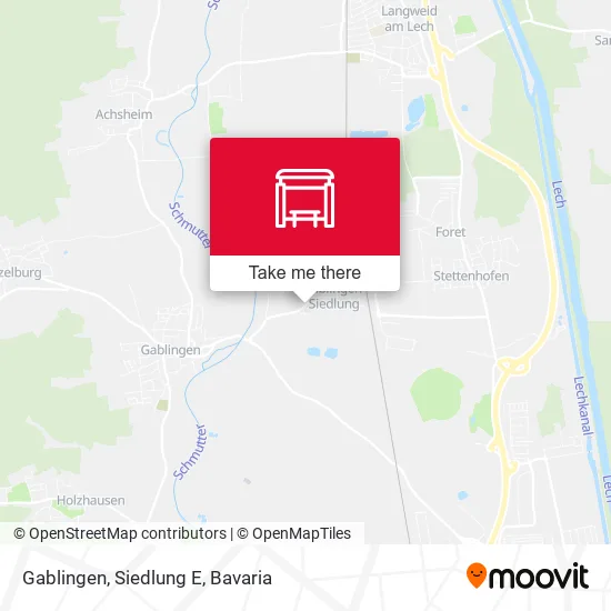 Карта Gablingen, Siedlung E