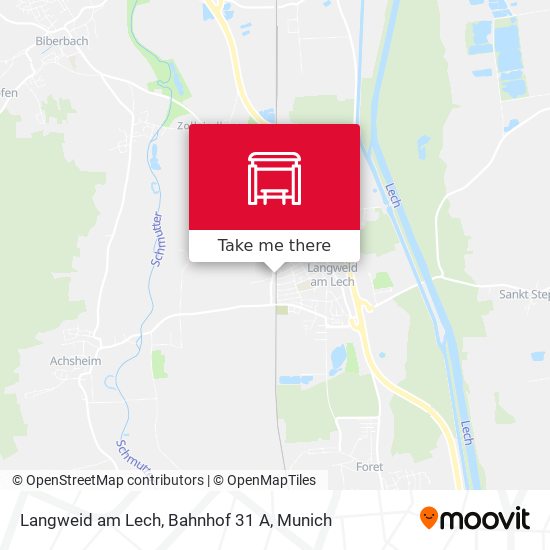 Langweid am Lech, Bahnhof 31 A map