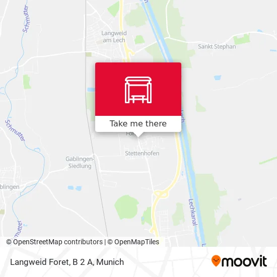 Карта Langweid Foret, B 2 A