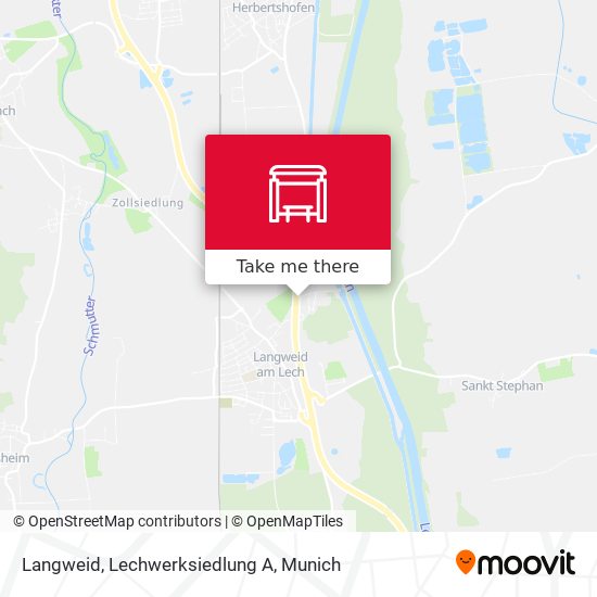 Langweid, Lechwerksiedlung A map