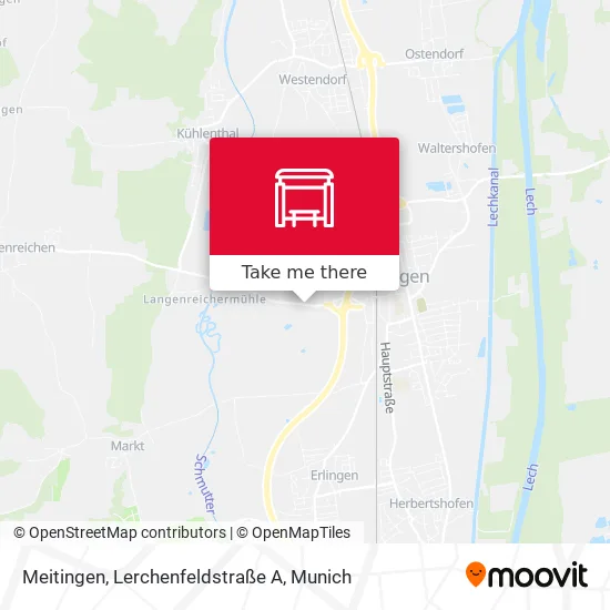 Карта Meitingen, Lerchenfeldstraße A