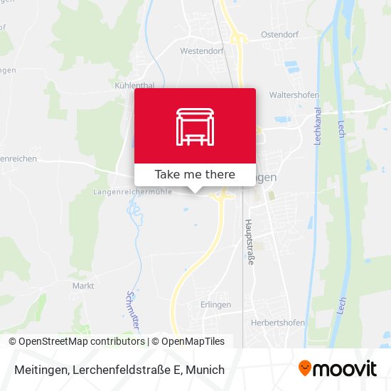 Meitingen, Lerchenfeldstraße E map