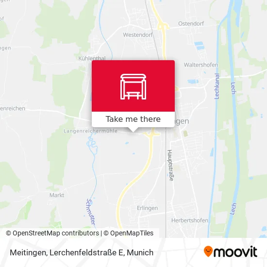 Карта Meitingen, Lerchenfeldstraße E