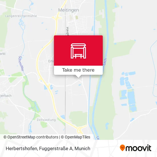 Карта Herbertshofen, Fuggerstraße A