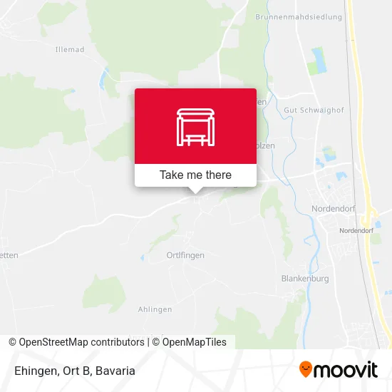 Карта Ehingen, Ort B