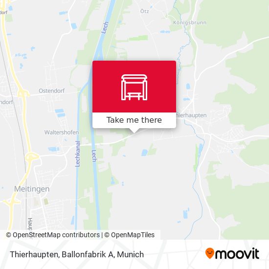 Thierhaupten, Ballonfabrik A map