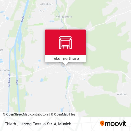 Thierh., Herzog-Tassilo-Str. A map