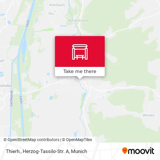 Карта Thierh., Herzog-Tassilo-Str. A