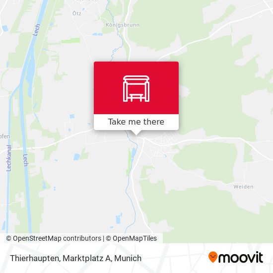 Thierhaupten, Marktplatz A map