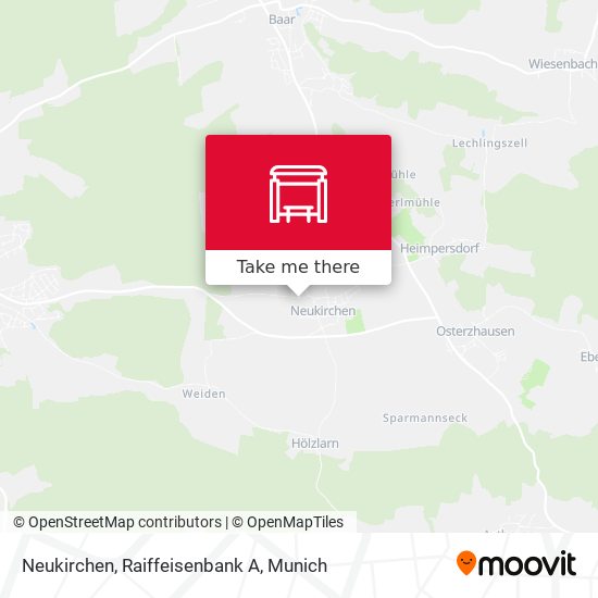 Neukirchen, Raiffeisenbank A map