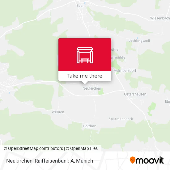 Карта Neukirchen, Raiffeisenbank A