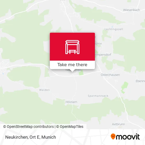 Карта Neukirchen, Ort E