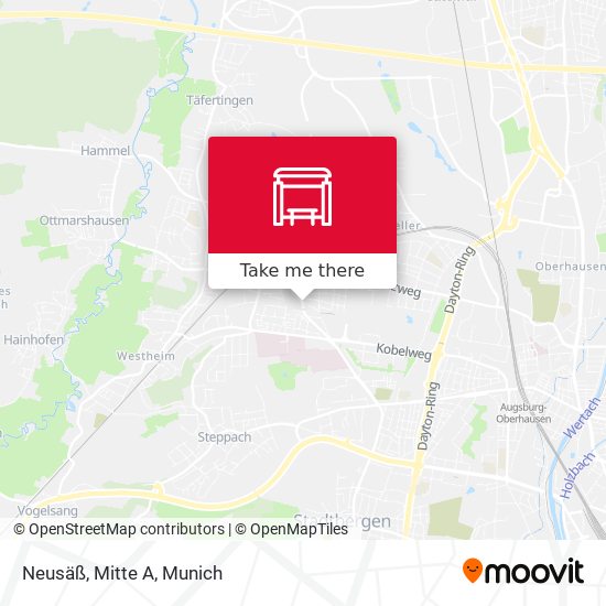 Neusäß, Mitte A map