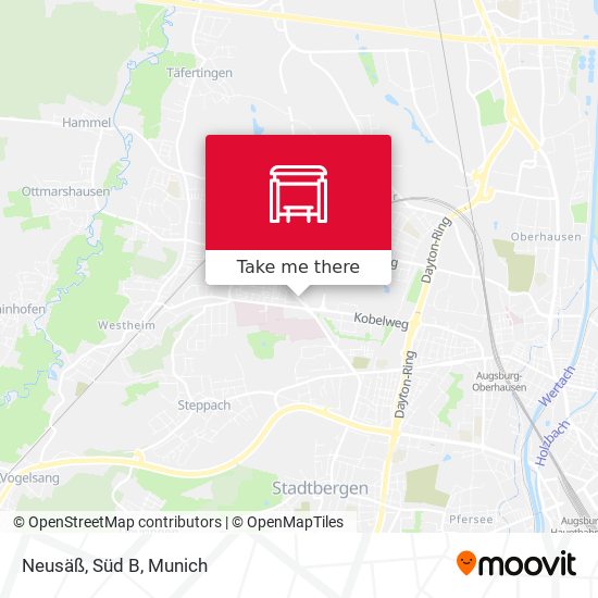 Neusäß, Süd B map