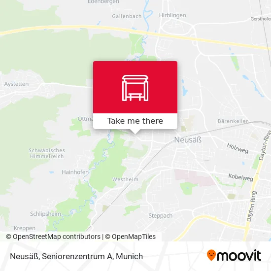 Карта Neusäß, Seniorenzentrum A