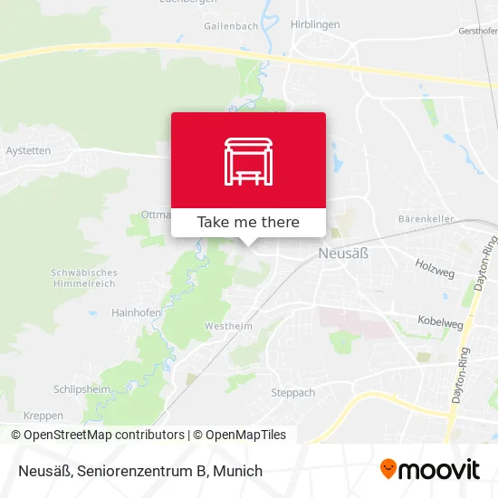 Карта Neusäß, Seniorenzentrum B