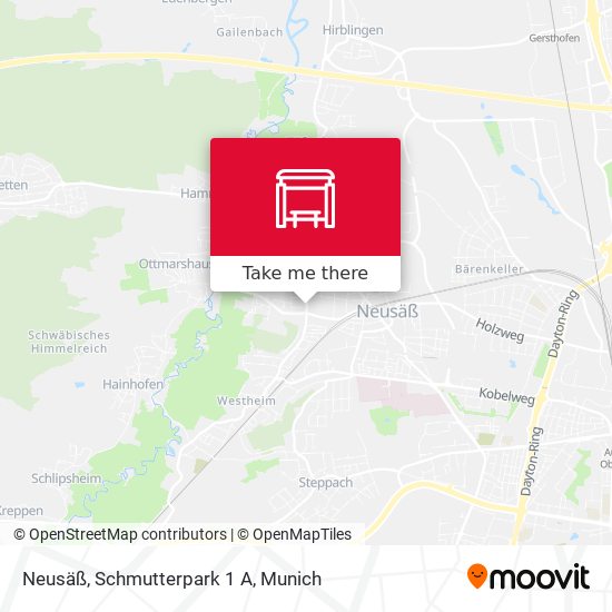 Neusäß, Schmutterpark 1 A map