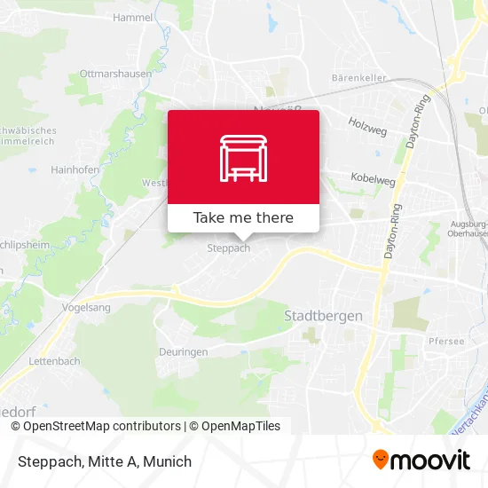 Steppach, Mitte A map