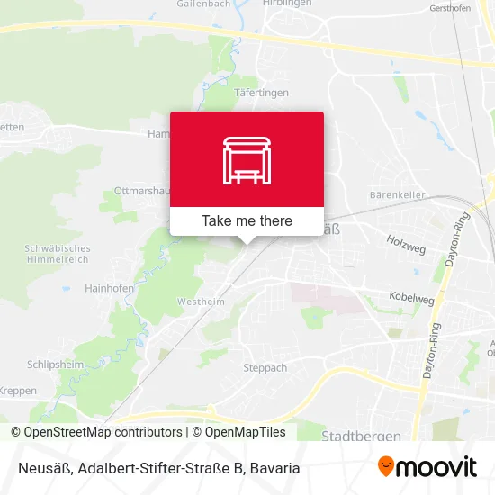 Карта Neusäß, Adalbert-Stifter-Straße B