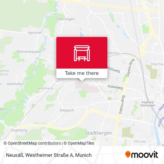 Neusäß, Westheimer Straße A map