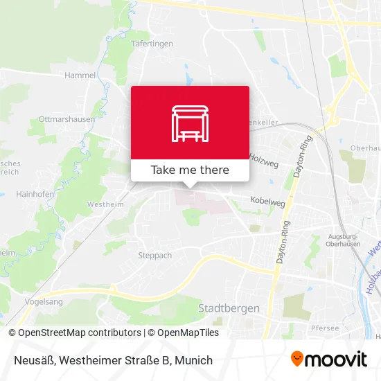 Карта Neusäß, Westheimer Straße B