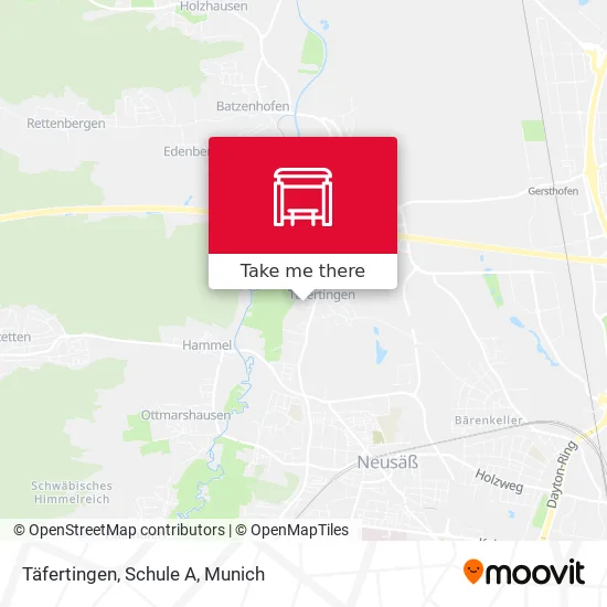 Карта Täfertingen, Schule A