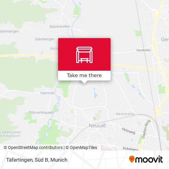 Täfertingen, Süd B map