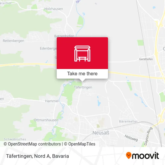 Карта Täfertingen, Nord A