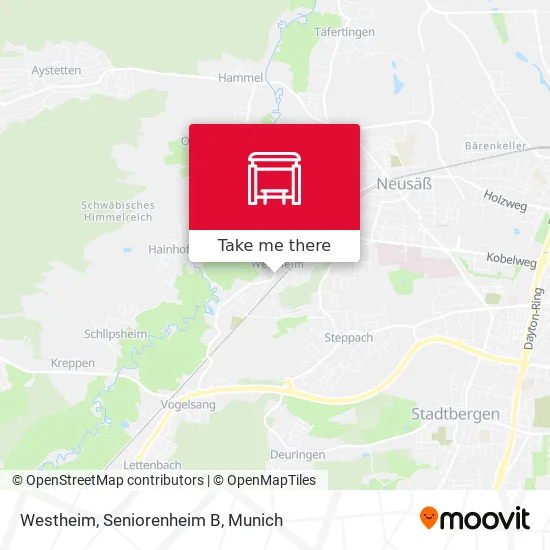 Карта Westheim, Seniorenheim B