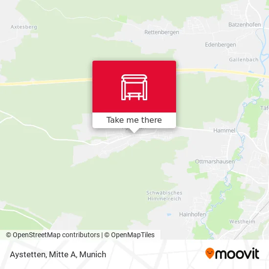 Карта Aystetten, Mitte A