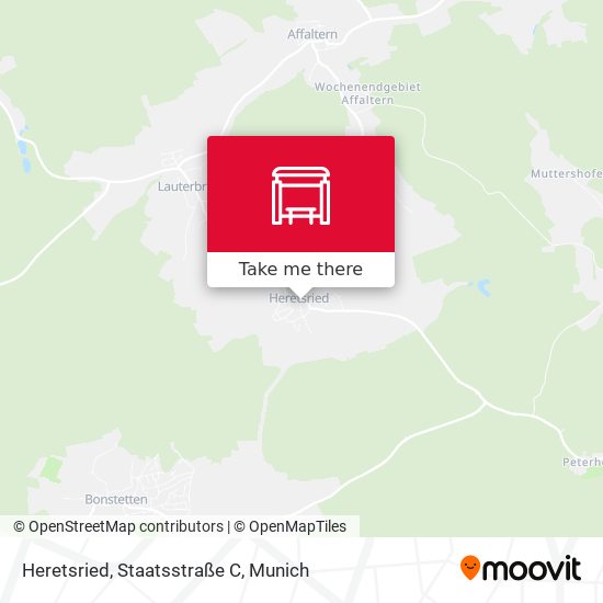Heretsried, Staatsstraße C map