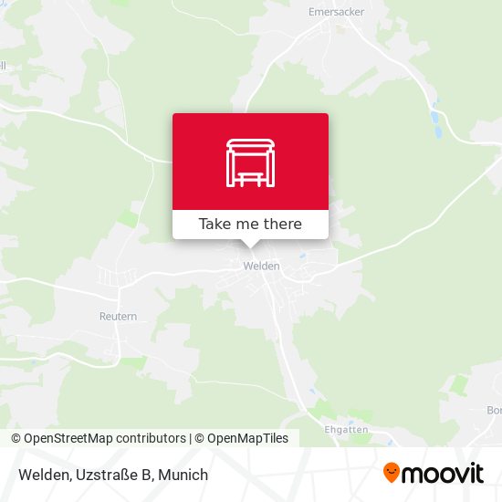 Карта Welden, Uzstraße B