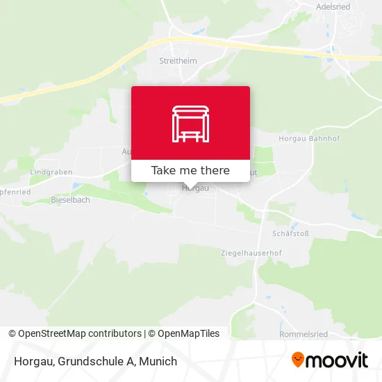 Карта Horgau, Grundschule A