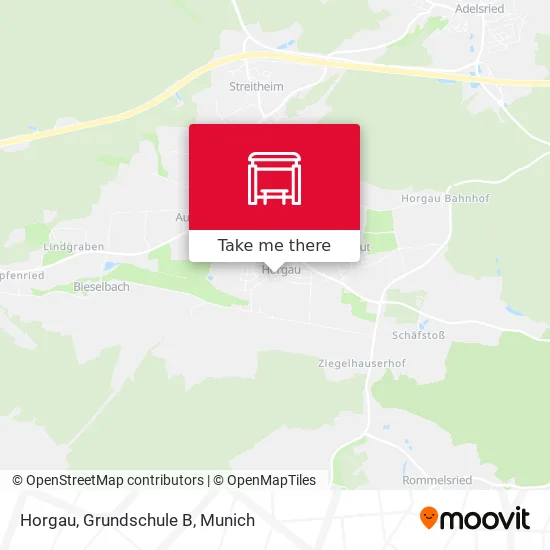 Карта Horgau, Grundschule B
