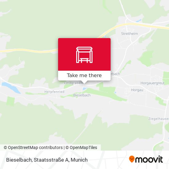 Bieselbach, Staatsstraße A map