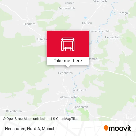 Карта Hennhofen, Nord A
