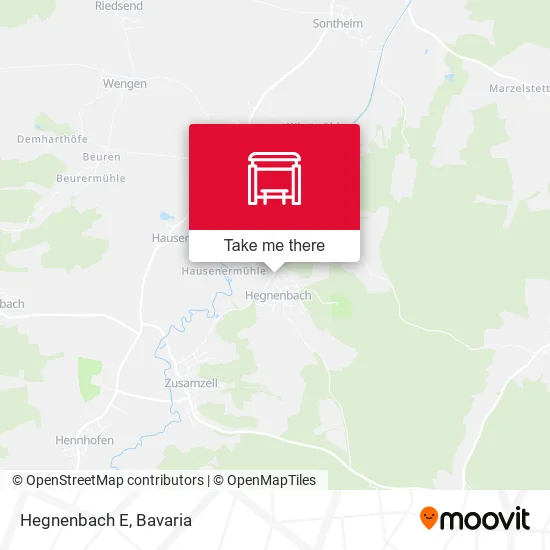 Карта Hegnenbach E