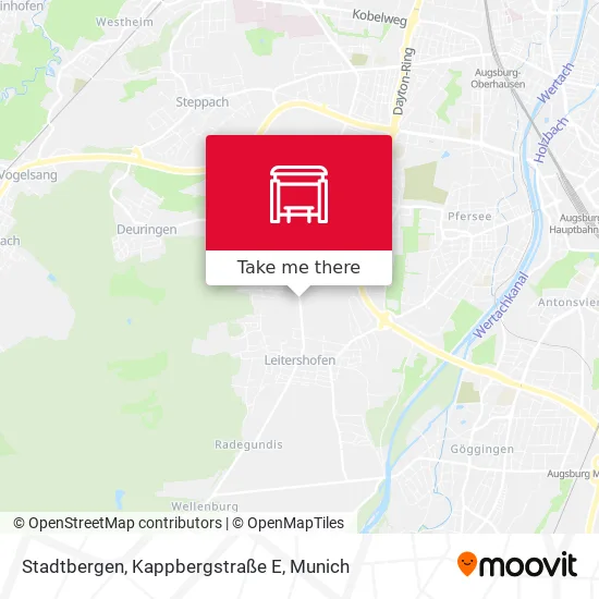 Карта Stadtbergen, Kappbergstraße E