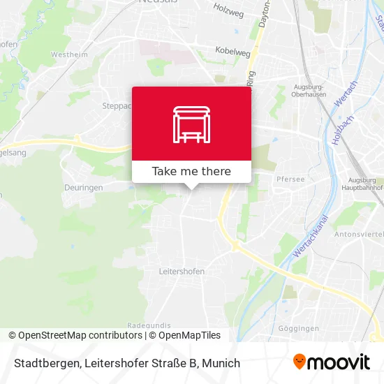 Карта Stadtbergen, Leitershofer Straße B