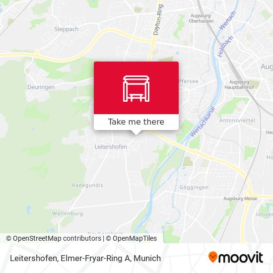 Leitershofen, Elmer-Fryar-Ring A map