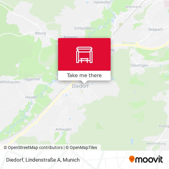Diedorf, Lindenstraße A map