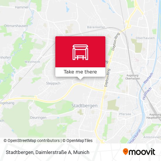 Stadtbergen, Daimlerstraße A map