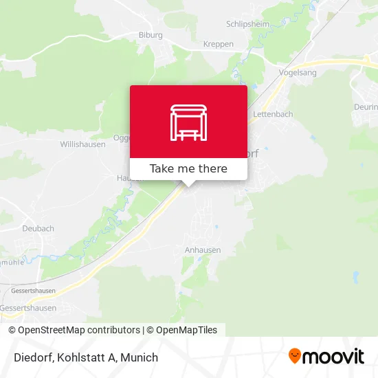 Карта Diedorf, Kohlstatt A