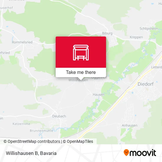 Карта Willishausen B