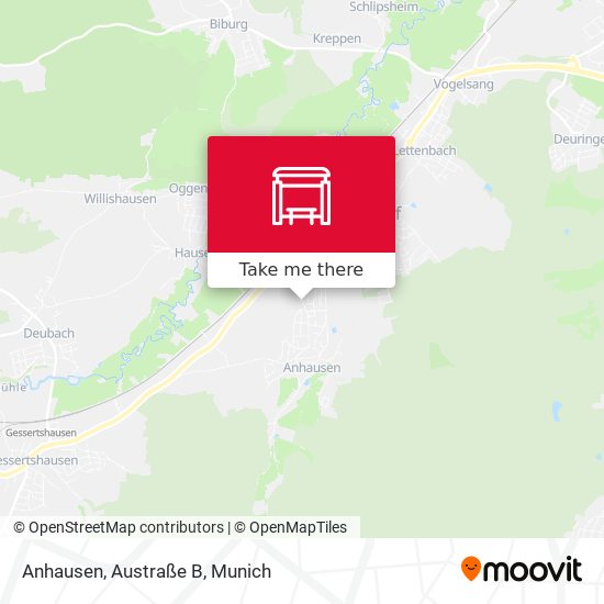 Anhausen, Austraße B map
