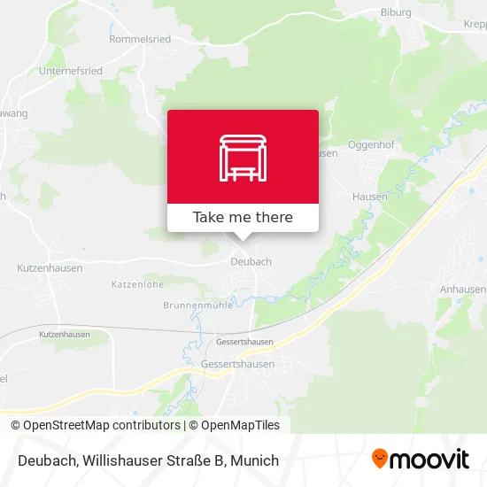 Карта Deubach, Willishauser Straße B