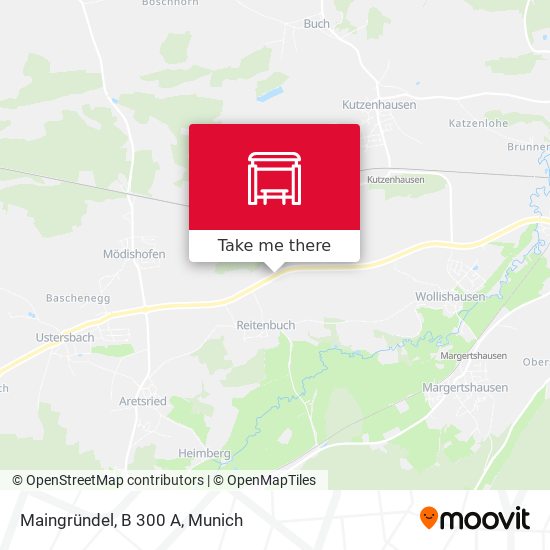 Maingründel, B 300 A map