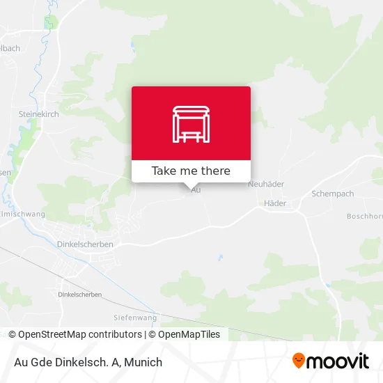 Карта Au Gde Dinkelsch. A