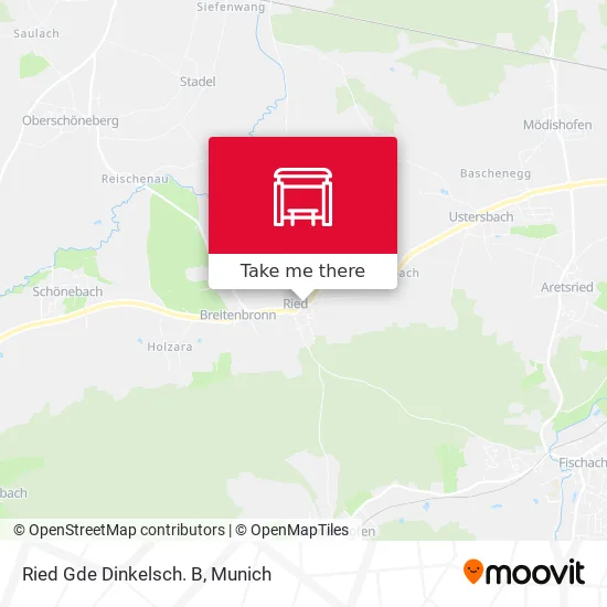 Карта Ried Gde Dinkelsch. B