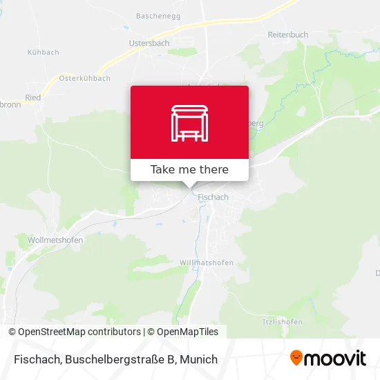 Карта Fischach, Buschelbergstraße B